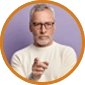 Smiling mature man happy with his health progress