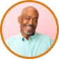 Man leaving a positive review for his restored vitality